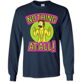 T-Shirts Navy / YS Nothing At All Youth Long Sleeve T-Shirt