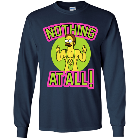 T-Shirts Navy / YS Nothing At All Youth Long Sleeve T-Shirt