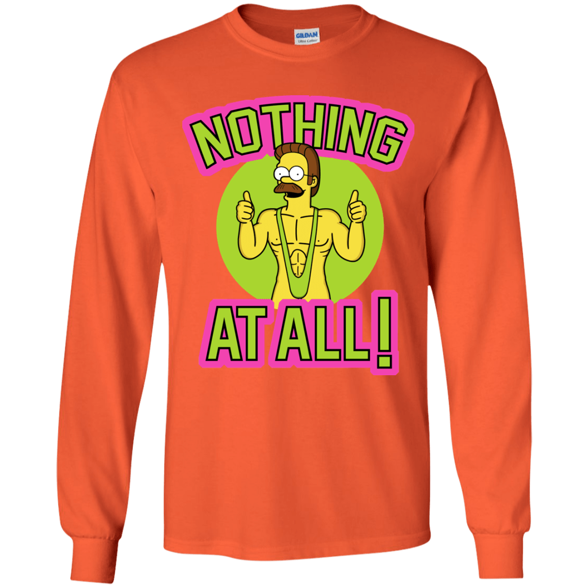 T-Shirts Orange / YS Nothing At All Youth Long Sleeve T-Shirt