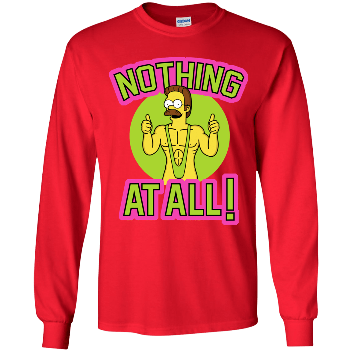 T-Shirts Red / YS Nothing At All Youth Long Sleeve T-Shirt