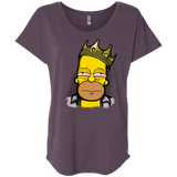 T-Shirts Vintage Purple / X-Small Notorious Drink Triblend Dolman Sleeve