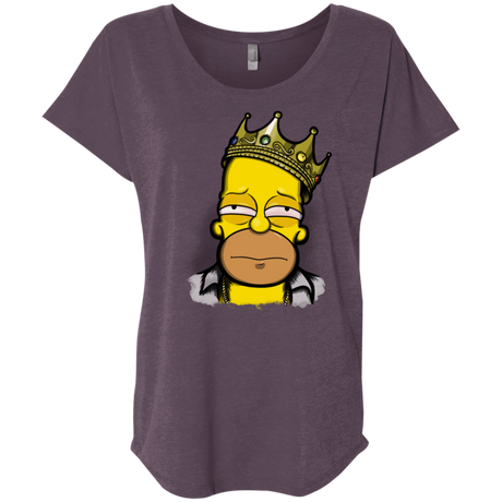 T-Shirts Vintage Purple / X-Small Notorious Drink Triblend Dolman Sleeve