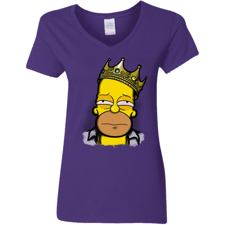 T-Shirts Purple / S Notorious Drink Women's V-Neck T-Shirt