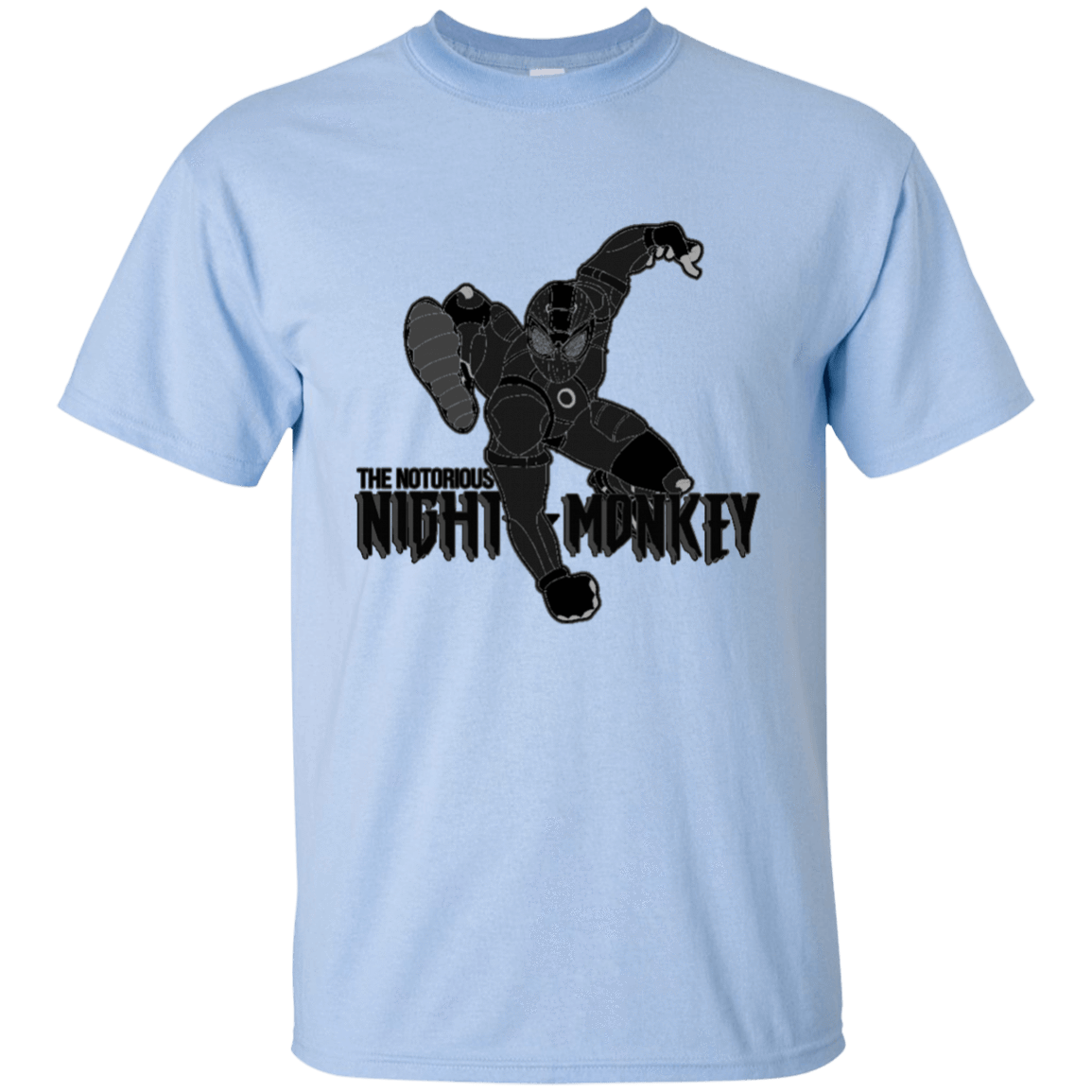 T-Shirts Light Blue / S Notorious Night Monkey T-Shirt
