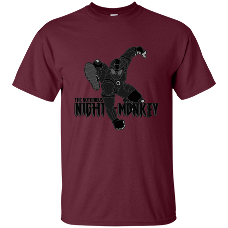 T-Shirts Maroon / S Notorious Night Monkey T-Shirt