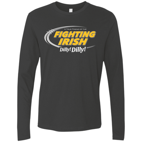 T-Shirts Heavy Metal / Small Notre Dame Dilly Dilly Men's Premium Long Sleeve