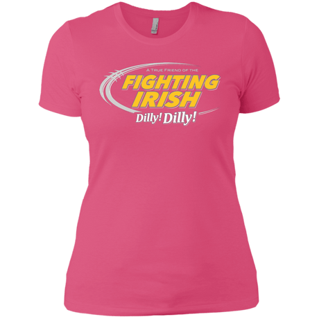 T-Shirts Hot Pink / X-Small Notre Dame Dilly Dilly Women's Premium T-Shirt