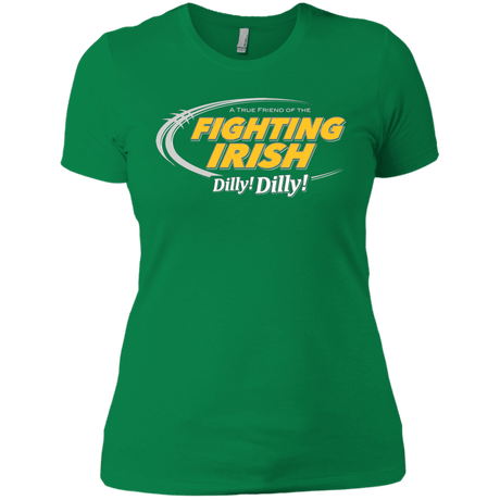 T-Shirts Kelly Green / X-Small Notre Dame Dilly Dilly Women's Premium T-Shirt