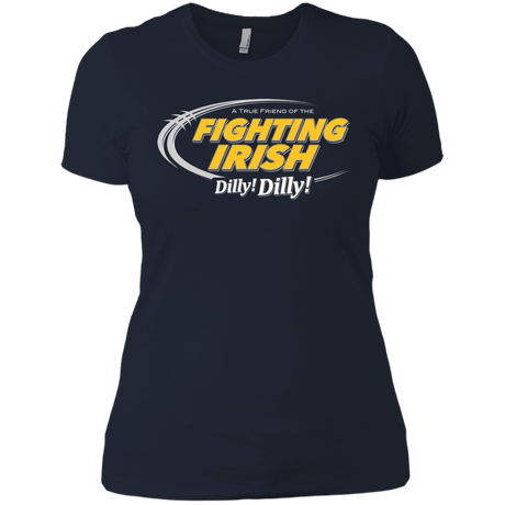 T-Shirts Midnight Navy / X-Small Notre Dame Dilly Dilly Women's Premium T-Shirt