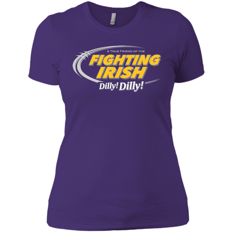 T-Shirts Purple / X-Small Notre Dame Dilly Dilly Women's Premium T-Shirt