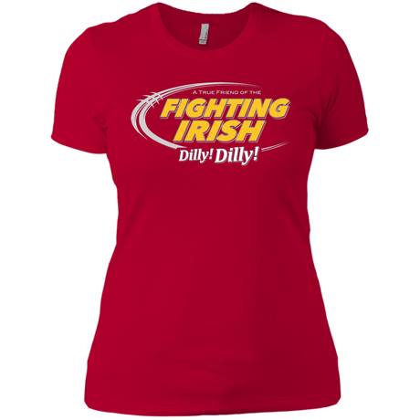 T-Shirts Red / X-Small Notre Dame Dilly Dilly Women's Premium T-Shirt