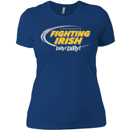 T-Shirts Royal / X-Small Notre Dame Dilly Dilly Women's Premium T-Shirt