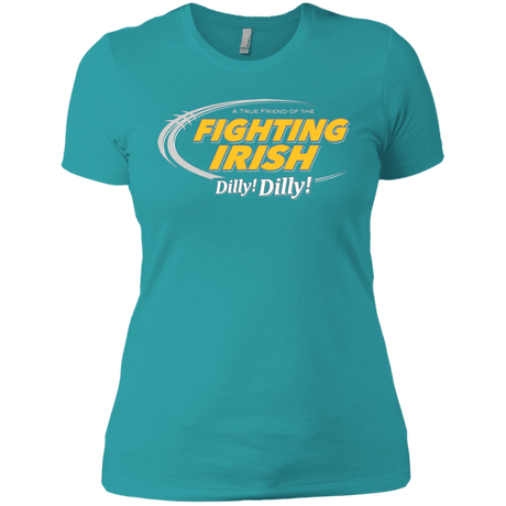 T-Shirts Tahiti Blue / X-Small Notre Dame Dilly Dilly Women's Premium T-Shirt
