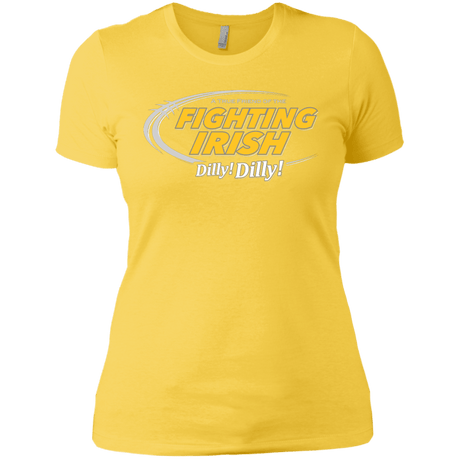 T-Shirts Vibrant Yellow / X-Small Notre Dame Dilly Dilly Women's Premium T-Shirt