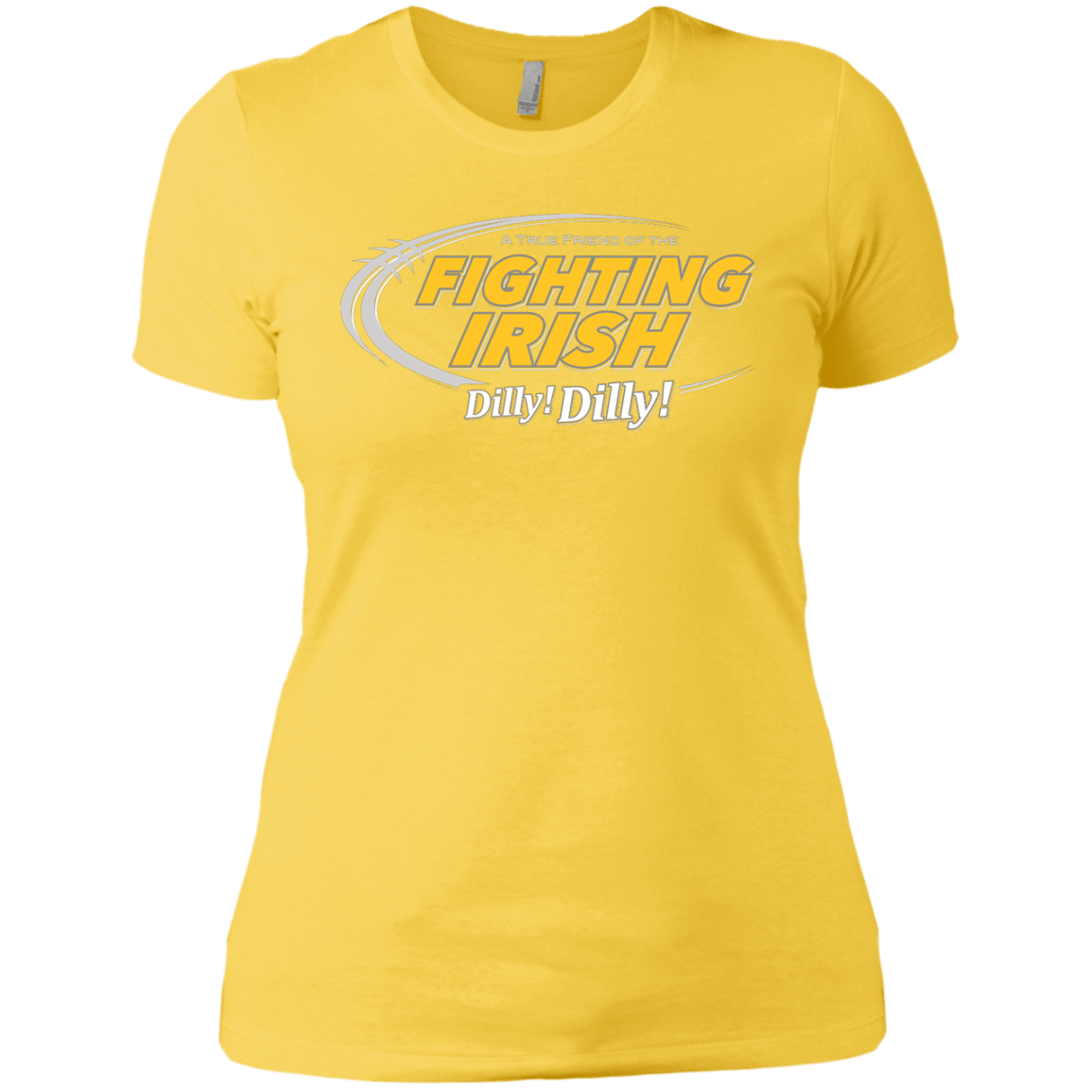 T-Shirts Vibrant Yellow / X-Small Notre Dame Dilly Dilly Women's Premium T-Shirt