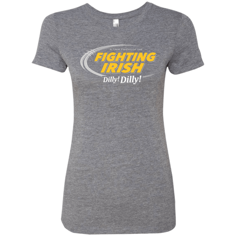 T-Shirts Premium Heather / Small Notre Dame Dilly Dilly Women's Triblend T-Shirt