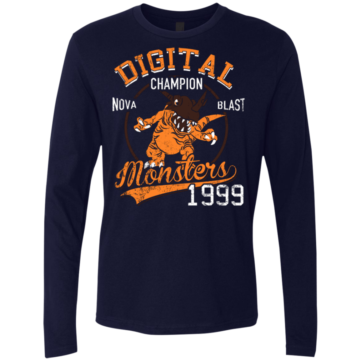 T-Shirts Midnight Navy / Small Nova Blast Men's Premium Long Sleeve