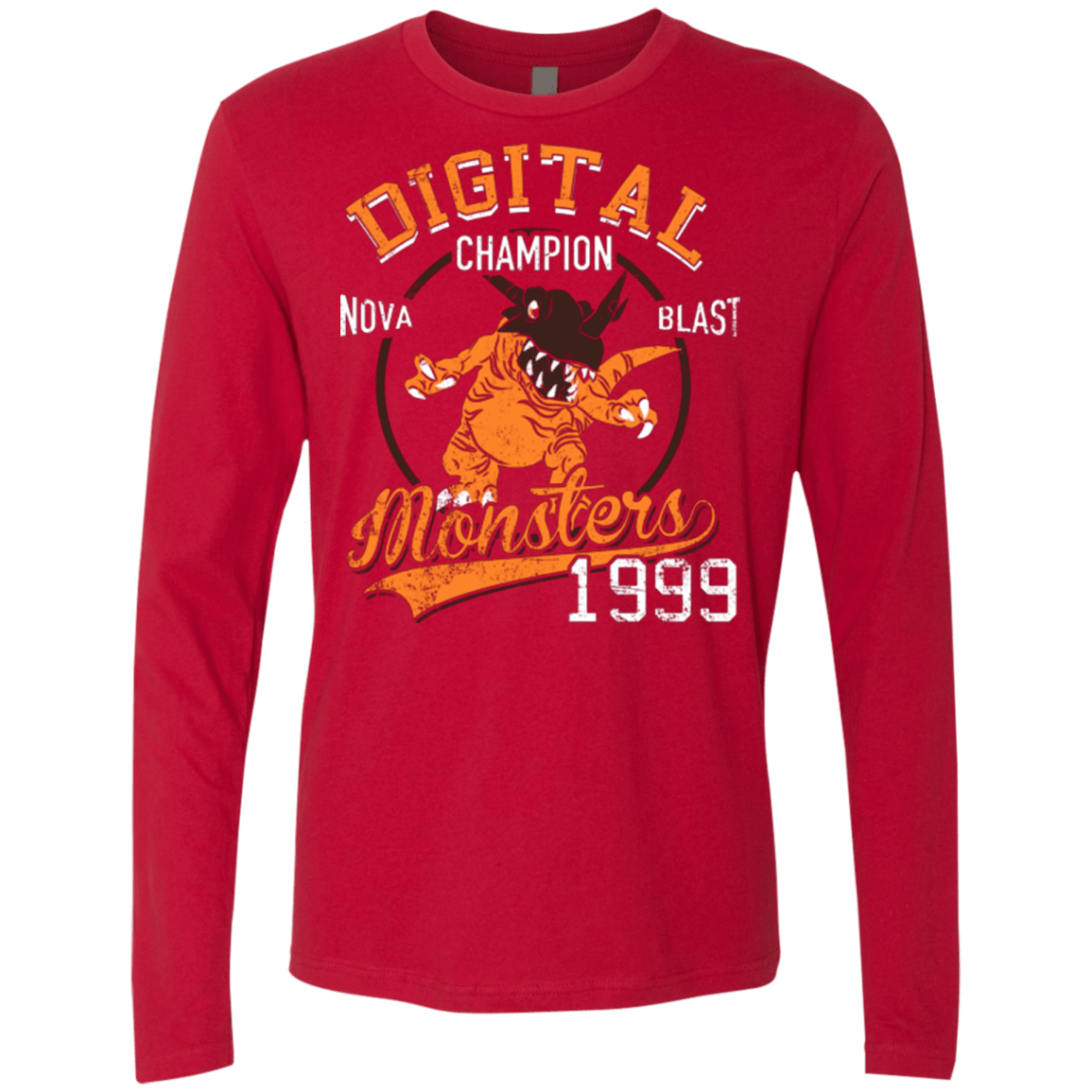 T-Shirts Red / Small Nova Blast Men's Premium Long Sleeve