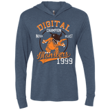 T-Shirts Indigo / X-Small Nova Blast Triblend Long Sleeve Hoodie Tee