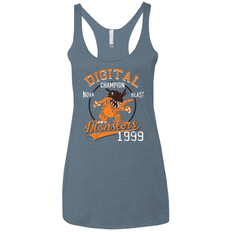 T-Shirts Indigo / X-Small Nova Blast Women's Triblend Racerback Tank