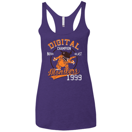 T-Shirts Purple / X-Small Nova Blast Women's Triblend Racerback Tank