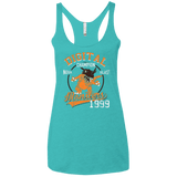 T-Shirts Tahiti Blue / X-Small Nova Blast Women's Triblend Racerback Tank