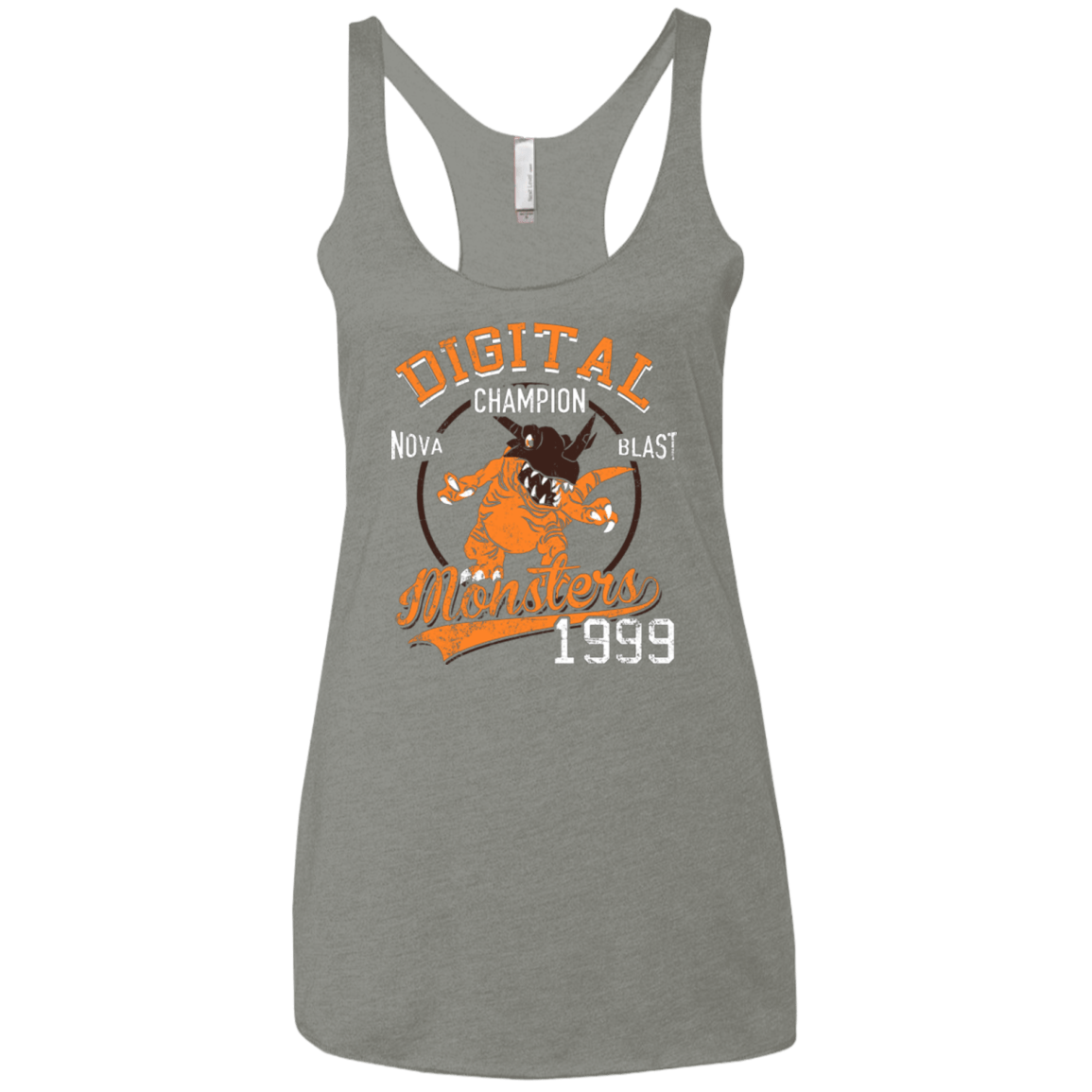 T-Shirts Venetian Grey / X-Small Nova Blast Women's Triblend Racerback Tank