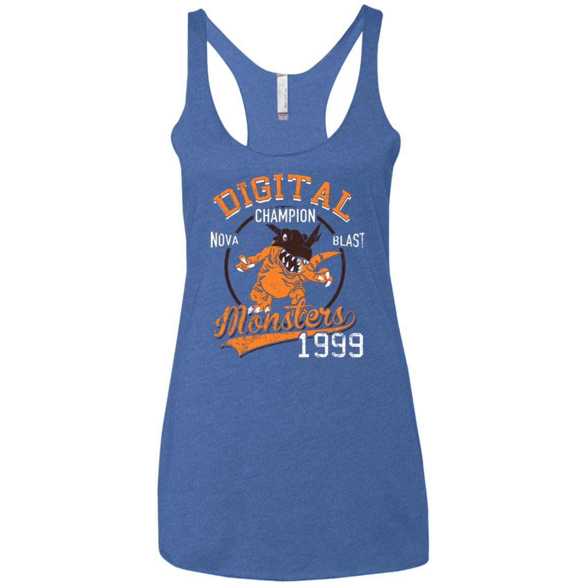 T-Shirts Vintage Royal / X-Small Nova Blast Women's Triblend Racerback Tank