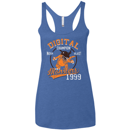 T-Shirts Vintage Royal / X-Small Nova Blast Women's Triblend Racerback Tank