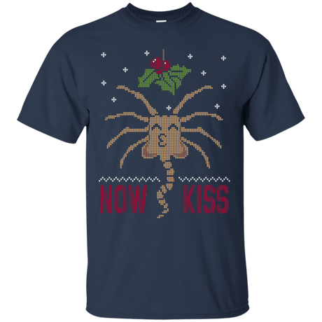 T-Shirts Navy / S Now Kiss T-Shirt