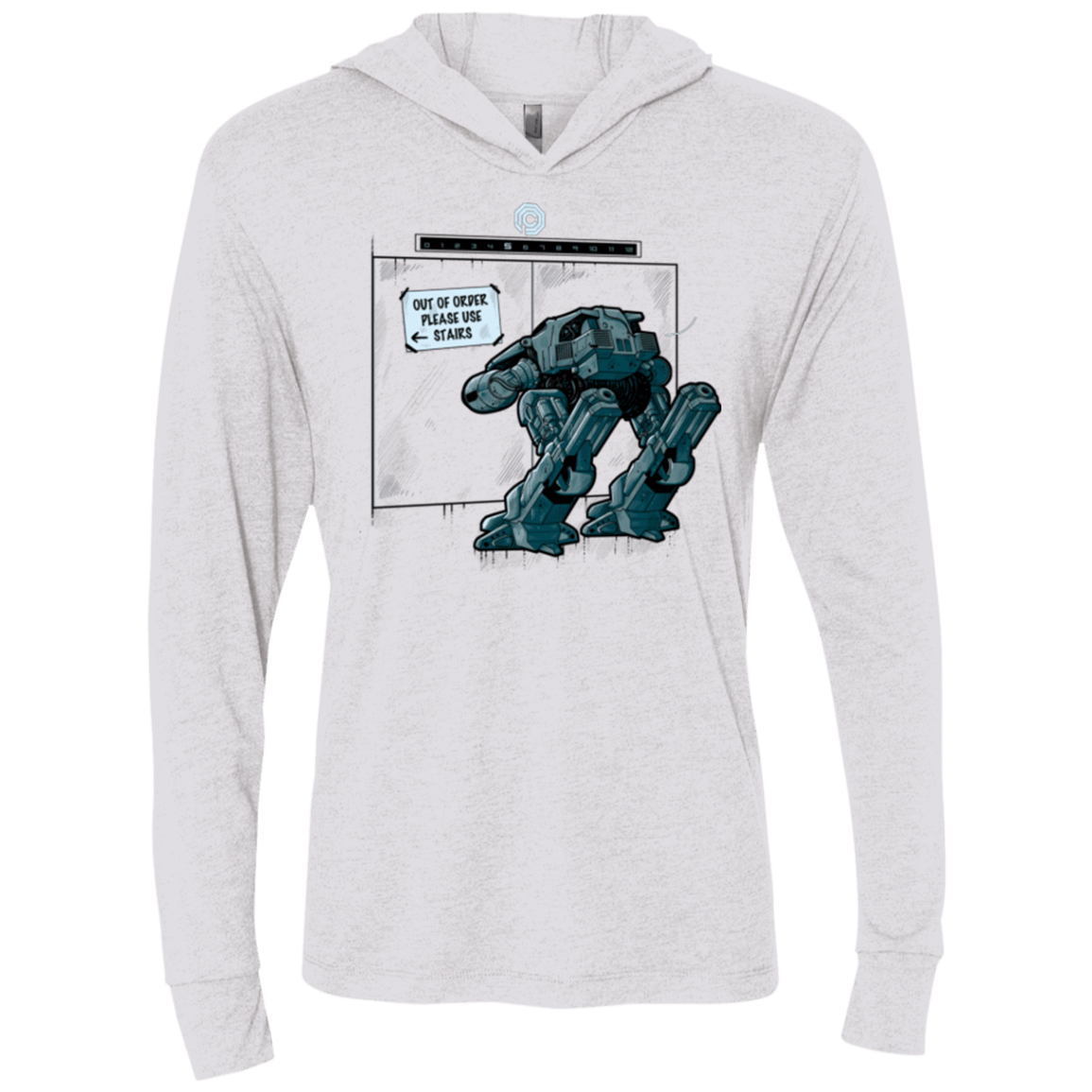 T-Shirts Heather White / X-Small NOW WHAT Triblend Long Sleeve Hoodie Tee