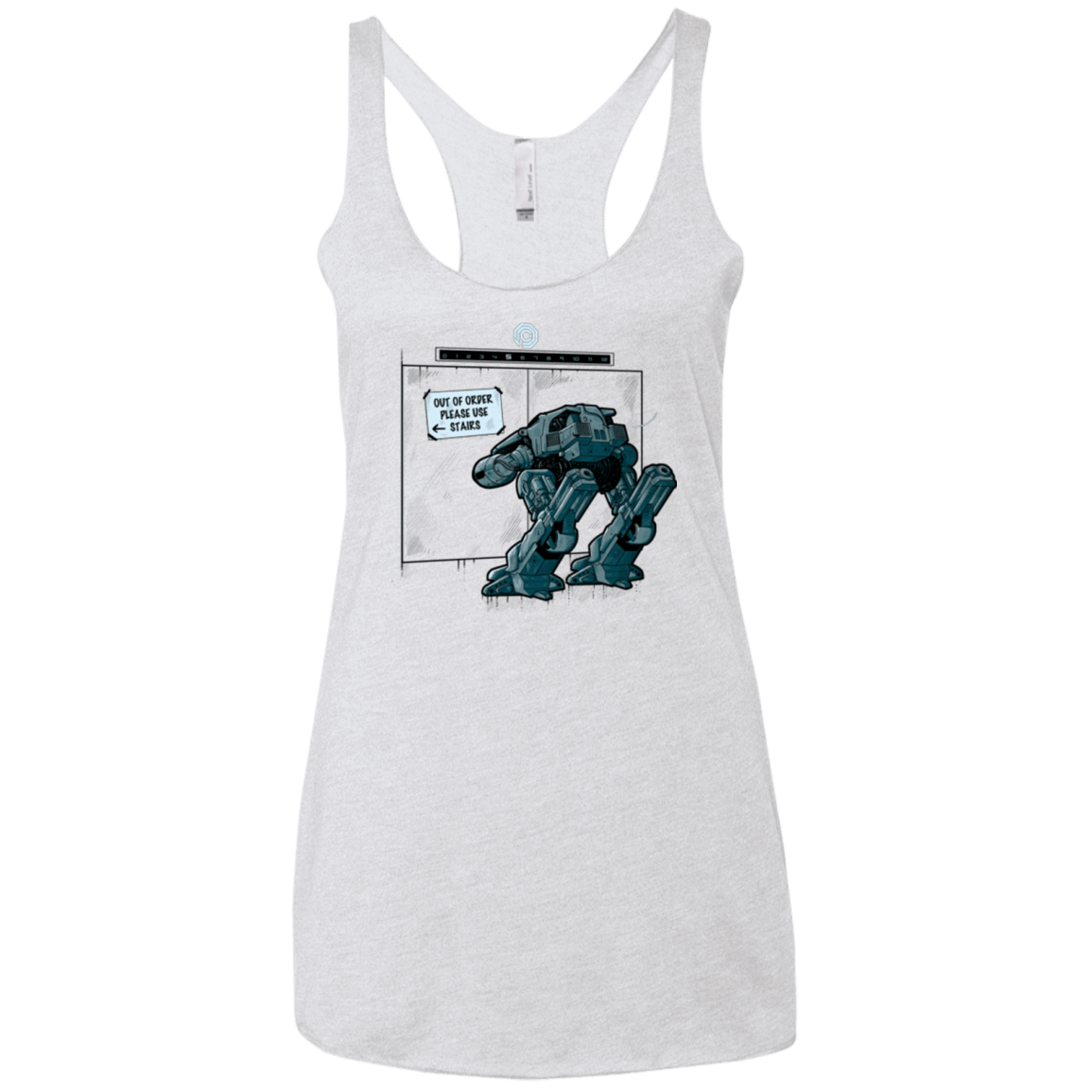 T-Shirts Heather White / X-Small NOW WHAT Women's Triblend Racerback Tank