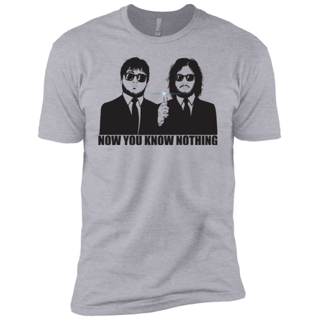 T-Shirts Heather Grey / YXS NOW YOU KNOW NOTHING Boys Premium T-Shirt