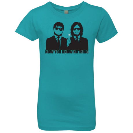 T-Shirts Tahiti Blue / YXS NOW YOU KNOW NOTHING Girls Premium T-Shirt