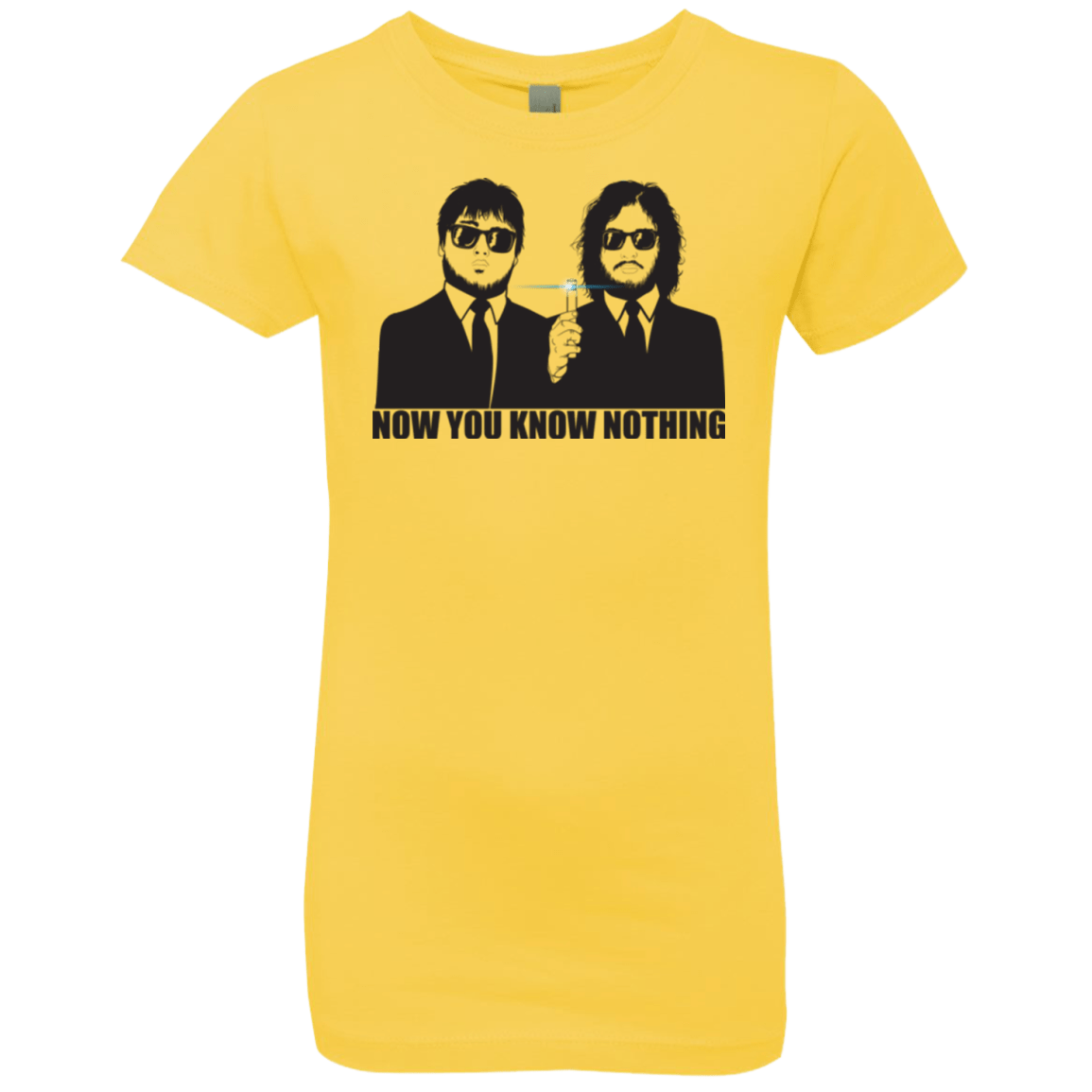 T-Shirts Vibrant Yellow / YXS NOW YOU KNOW NOTHING Girls Premium T-Shirt