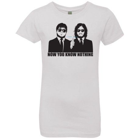 T-Shirts White / YXS NOW YOU KNOW NOTHING Girls Premium T-Shirt