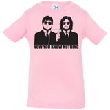 T-Shirts Pink / 6 Months NOW YOU KNOW NOTHING Infant Premium T-Shirt
