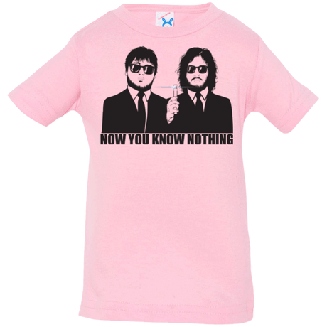 T-Shirts Pink / 6 Months NOW YOU KNOW NOTHING Infant Premium T-Shirt