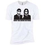 T-Shirts White / X-Small NOW YOU KNOW NOTHING Men's Premium T-Shirt