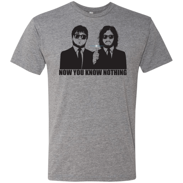 T-Shirts Premium Heather / Small NOW YOU KNOW NOTHING Men's Triblend T-Shirt