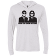 T-Shirts Heather White / X-Small NOW YOU KNOW NOTHING Triblend Long Sleeve Hoodie Tee
