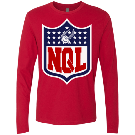T-Shirts Red / Small NQL Men's Premium Long Sleeve
