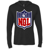 T-Shirts Vintage Black / X-Small NQL Triblend Long Sleeve Hoodie Tee