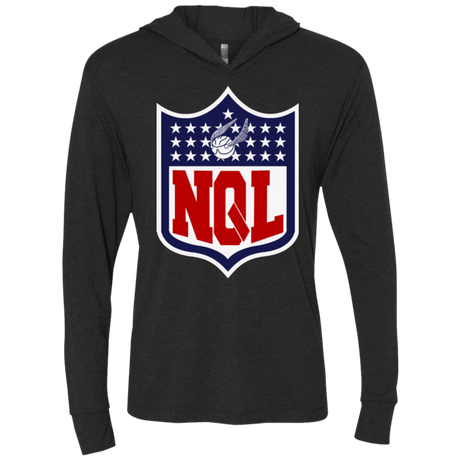 T-Shirts Vintage Black / X-Small NQL Triblend Long Sleeve Hoodie Tee