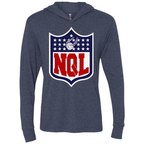 T-Shirts Vintage Navy / X-Small NQL Triblend Long Sleeve Hoodie Tee