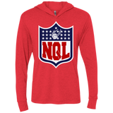 T-Shirts Vintage Red / X-Small NQL Triblend Long Sleeve Hoodie Tee