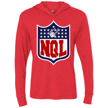 T-Shirts Vintage Red / X-Small NQL Triblend Long Sleeve Hoodie Tee