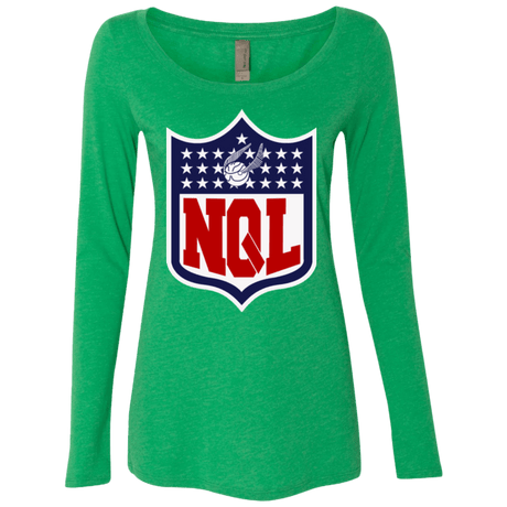 T-Shirts Envy / Small NQL Women's Triblend Long Sleeve Shirt