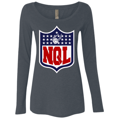 T-Shirts Vintage Navy / Small NQL Women's Triblend Long Sleeve Shirt