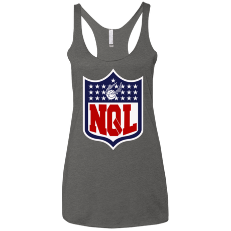 T-Shirts Premium Heather / X-Small NQL Women's Triblend Racerback Tank